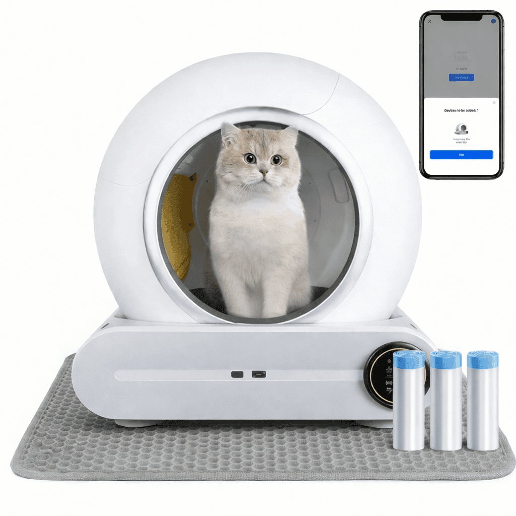 DKS Clean 65 Bundel – kattenbak + mat + zakken