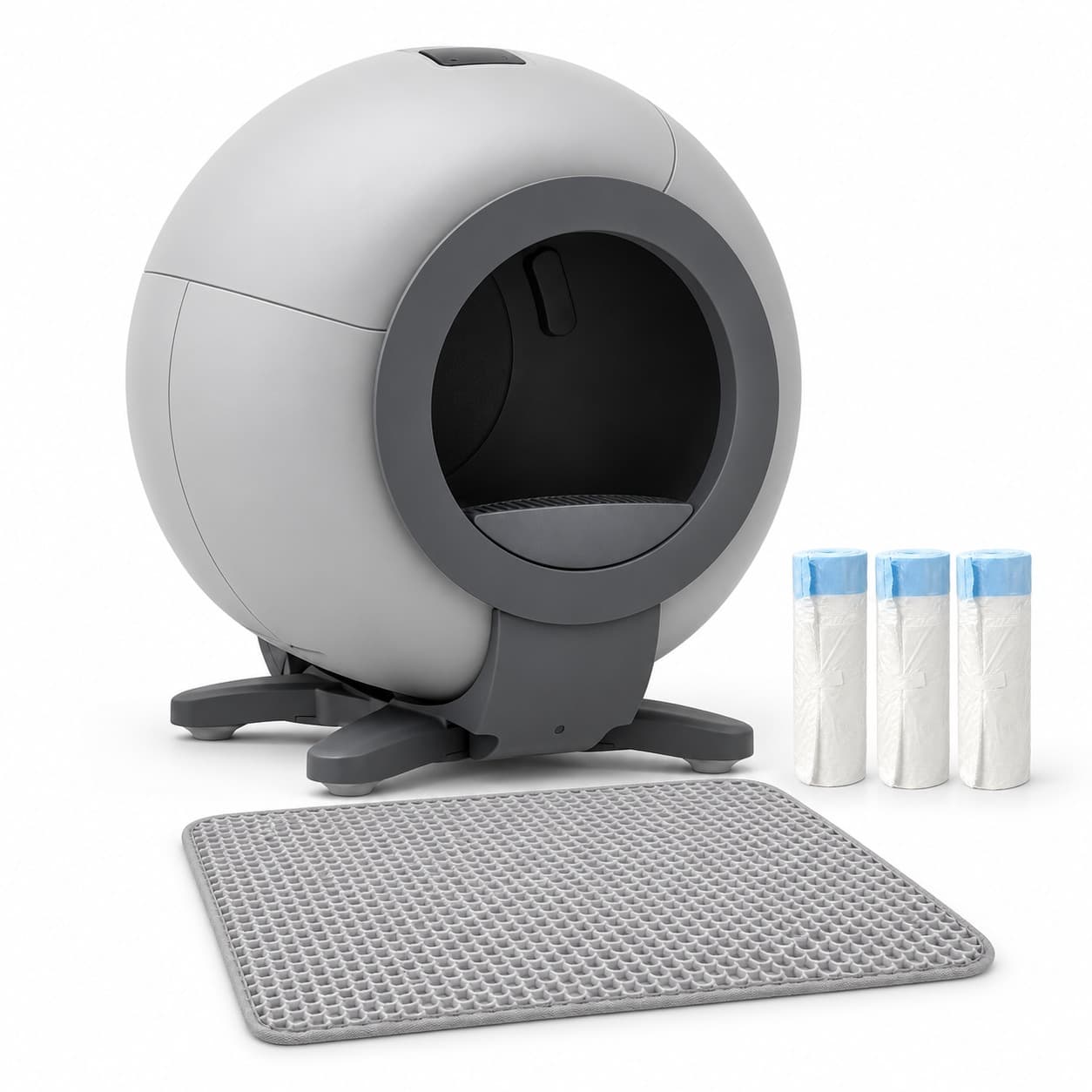 DKS Clean 65 Orbit Bundel – kattenbak + mat + zakken